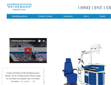 Tablet Screenshot of heinemann-ent.de